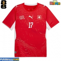 Schweiz Ruben Vargas #17 Heimtrikot EM 2024 Kurzarm